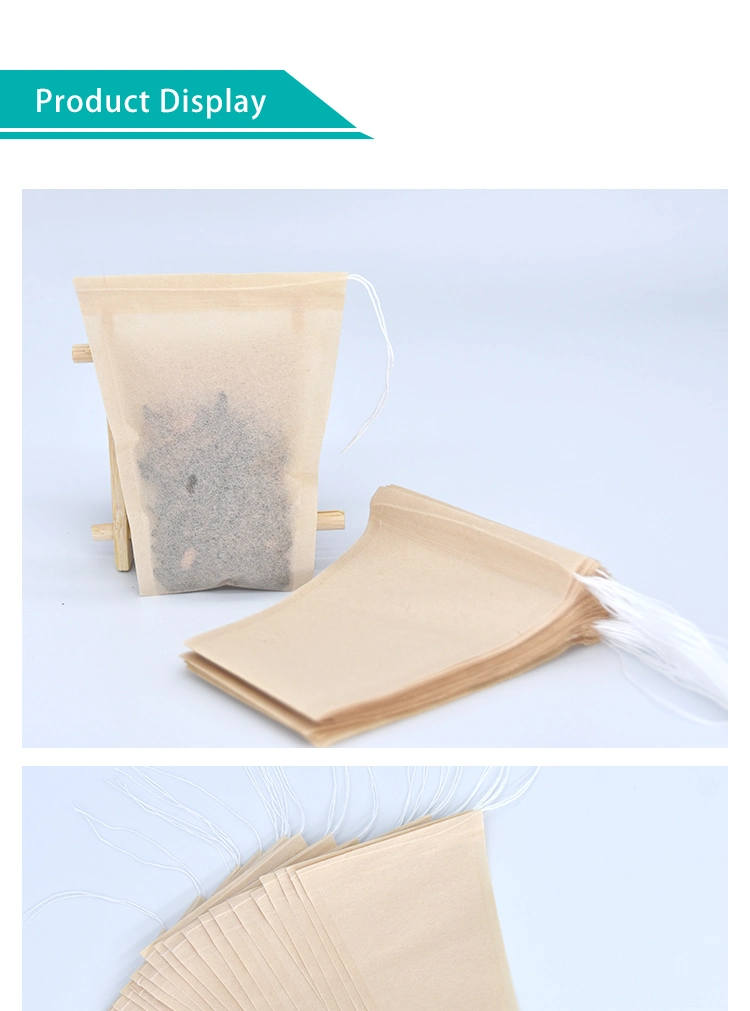 Chlorine Free Trapezoid Filter Paper Tea Bag, Made of Manila Hemp Paper, Can Custom Tags, Could Be Composable Biodegradable