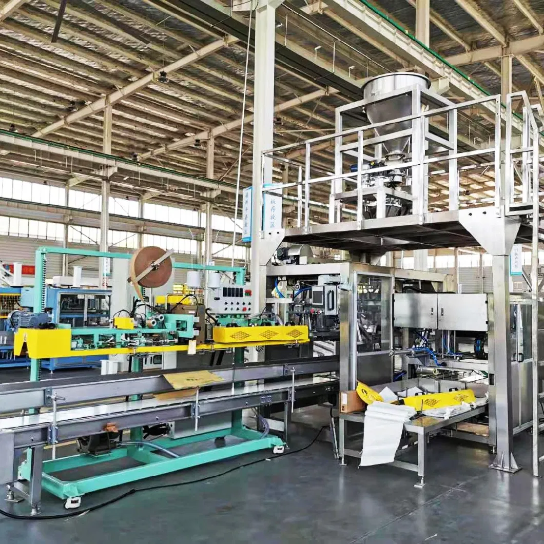 High-Performance Palletizing Systems Efficient Bag Sealing and Palletizing Solution