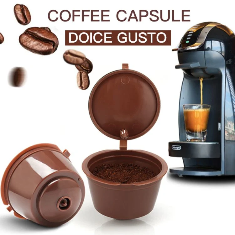 Multi-Color Factory Dolce Gusto Empty Plastic Filter Coffee Pods with Spoon