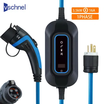 OEM ODM Service Available American Standard Type a 240V Type 1 16A Level 1 Electric Vehicle Charging Plug Portable AC EV Charger