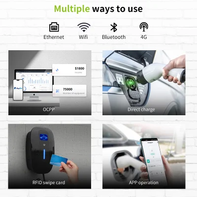 Best Price AC-22kw 32A 220V Wallbox Type1/2 Home Use EV AC Charger Station AC Charging Station