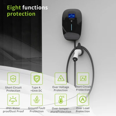 Best Price AC-22kw 32A 220V Wallbox Type1/2 Home Use EV AC Charger Station AC Charging Station
