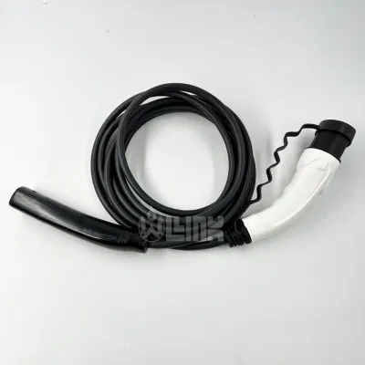 Electric Vehicle Evse Plug 48A 110-220V EV Charger Type2 to Tesla Extension Cable for Tesla
