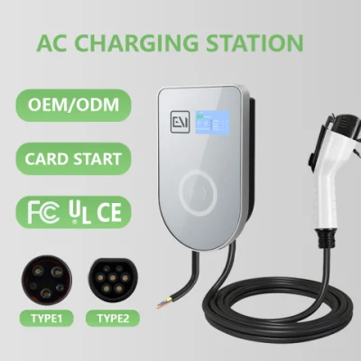 Best Quality Electric Vehicle Smart Type1/2 Car EV Charging Station 7kw 11kw 22kw 32A EV Charger