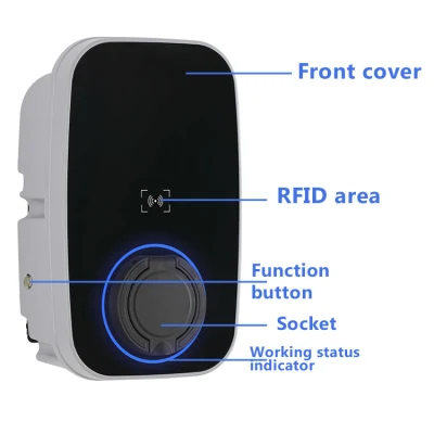 Supplier Cheaper Electric Vehicle Charging Station Type2 Smart Wallbox 7kw 32A EV Charger Wallbox for Home Use with CE Support APP WiFi
