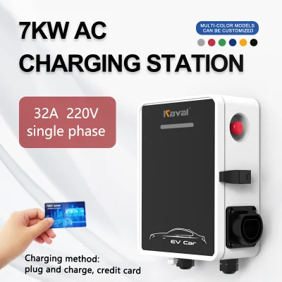 Amppal Level 2 Wall-Mounted AC EV Charging Station 22kw EV Charger