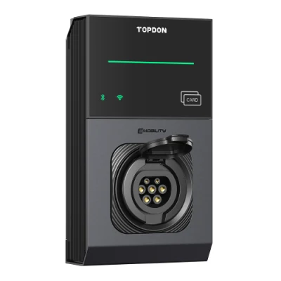 Topdon Manufacturer Pulseq AC PRO Ocpp 22kw 11kw 7kw Single 3phase High Quality Wall Mounted WiFi RFID APP Smart Type 2 Electric Car Charging Station EV Charger