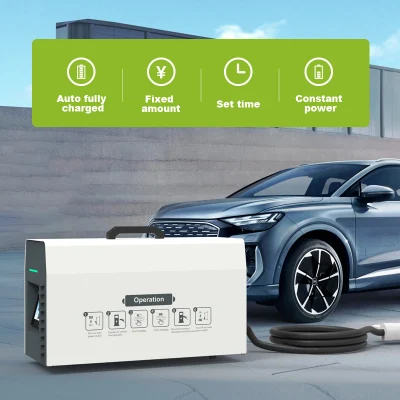 New Design Manufacturer 5m DC EV Charging Station 380V AC 125A 20kw 30kw 40kw Portable Fast Charger for Electric Vehicles