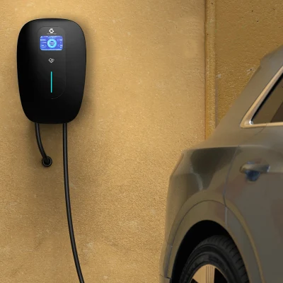 Household Outlet EV Charger Factory Manufacturer Wallbox ODM OEM 7kw Level 2 240V EV Charger Type1 SAE J1772 Electric Vehicle EV Charger with 5m Cable