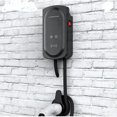 Wall-Mounted Fast EV Charging Stations 7kw 11kw 22kw Smart EV Charger 32A Type 2 Wallbox for Home Electric Vehicle EV Charger