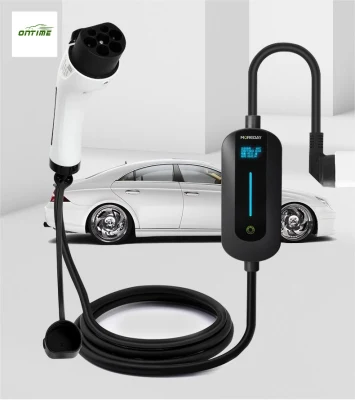 Ontime New Energy Electric Vehicle Charger 3.5kw16A Portable Mobile Charging Pile
