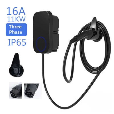 Manufacturer Supplier 3 Phase 11kw 22kw Wall Mount Fast Electric Car EV Charger Charging Station