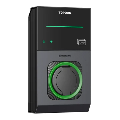Topdon Factory China New Pulseq AC PRO 7kw 11kw 22kw Ocpp Type 2 Level2 Single Three Phase Wall Box WiFi APP RFID Smart Electric Car Charging Station EV Charger