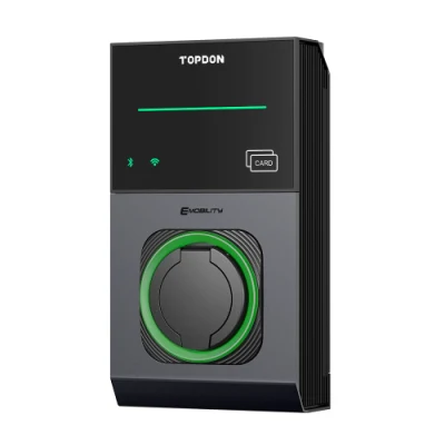 Topdon Manufacturer Pulseq AC PRO Ocpp 22kw 11kw 7kw Single 3phase High Quality Wall Mounted WiFi RFID APP Smart Type 2 Electric Car Charging Station EV Charger