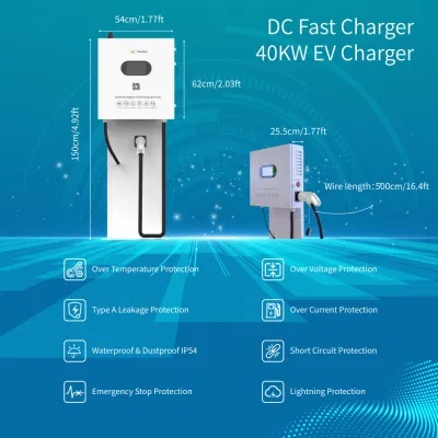Factory Manufacturer EV Charger Station 40kw Fast DC Charger for Car