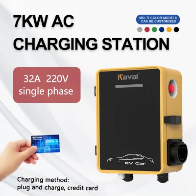 Amppal Level 2 Wall-Mounted AC EV Charging Station 22kw EV Charger