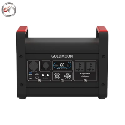 Goldmoon 220V 1000W Portable Power Charging Bank Station Solar Station