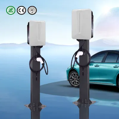 Ee S&T China Manufacturer IEC 62196-2 Connector Plug 7kw 11kw 22kw Floor Type or Wallbox Mode 3 Electric Car Fast EV Charger Station for Home and Commercial