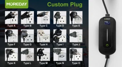 Best Mobile 3.5 Kw EV Charging Station Gbt J1772 16A Type 2 Vehicle Electric Car Home Portable EV Charger