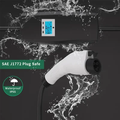 China OEM Type 2 Type 1 1phase 32A 16A EV Charger 3kw 7kw Electric Car Charger AC Mobile Charger