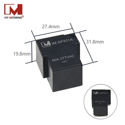 35A 12VDC Coil Spst-No (1 Form A) Non Latching Power Relays for EV Charging, Solar