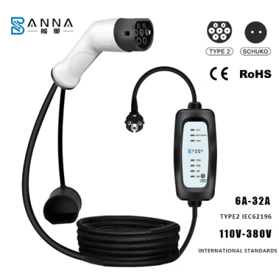 6A/8A/10A/13A/16A Level 2 EV Charger Home Portable Chargers