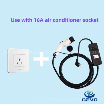 Chinese EV Charging Emergency Charger Portable Home Charging Gun Electric Vehicle Charging Station Electric Car Charger at Home 2023 High Efficiency