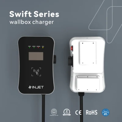 Weeyu 32A 3phase Evse Electric Vehicle Wallbox EV Home Charger IEC62196-2 Wallbox EV Charger Level 2 with Type 2 Socket