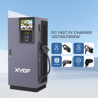 Xydf Factory Floor 120kw 160kw 180kw EV Charging Point Gbt, CCS1, CCS2, Chademo Fast DC Electric Vehicle Charging Pile