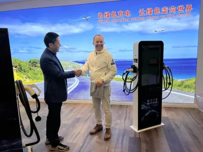 Manufacturer Wholesale Ocpp EV Car Charging Pile with APP for Electric Vehicle