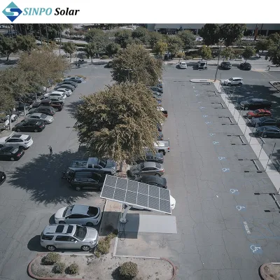 Durable Carport Solar Rack System with EV Charging Infrastructure