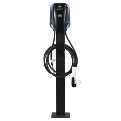 AC 240V 32A 40A 48A RFID Indicator Light EV Charger Home Wallbox Electric Car Charging Station