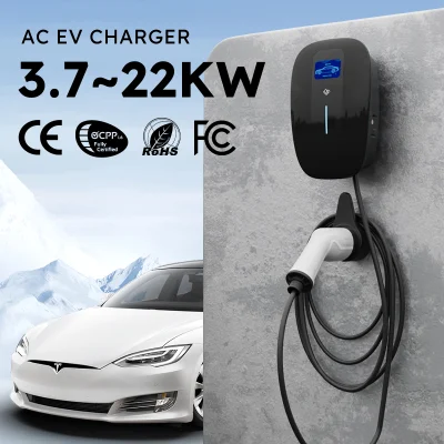 Best Price AC-22kw 32A 220V Wallbox Type1/2 Home Use EV AC Charger Station AC Charging Station