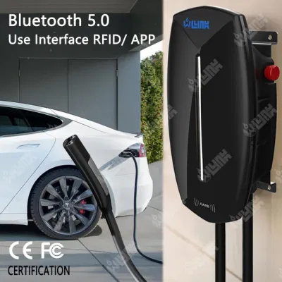 Olink Nacs Charging Station Connector Model3 EV 32A 48A 60A 7kw 11kw Tesla Nacs Charger Wallbox Pile