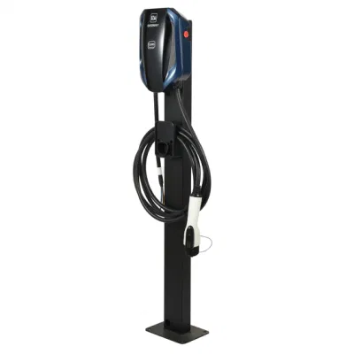 AC 240V 32A 40A 48A RFID Indicator Light EV Charger Home Wallbox Electric Car Charging Station