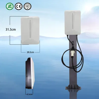 Ee S&T China Manufacturer IEC 62196-2 Connector Plug 7kw 11kw 22kw Floor Type or Wallbox Mode 3 Electric Car Fast EV Charger Station for Home and Commercial