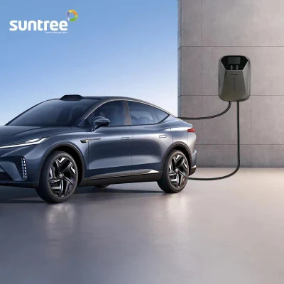Home Fast EV Charger AC Single Phase Wall-Mounted Electric Vehicle Charging Station with GB/T Charging Plug