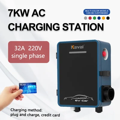 Amppal Level 2 Wall-Mounted AC EV Charging Station 22kw EV Charger
