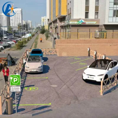 22kw/11kw/7kw Floor-Mounted Car Electric Chargers Type 2 AC Electric Vehicle Charging Station Cable China EV Chargers Manufacturer