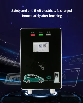 7kw Electric Wallbox Charger Home AC Car Vehicle EV Charger for EV Charger Station with 5m Length Made in China
