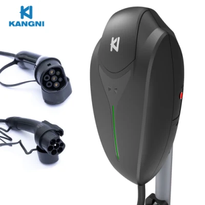 Kangni Auto Fast Wall Box Level2 EV Charging Station 7kw 32A 1phase OEM ODM