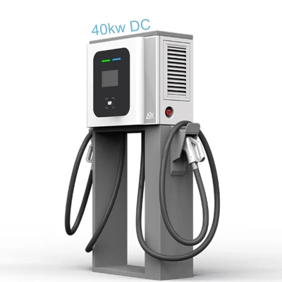 Rapid DC Fast 40kw Enclosure RFID 3 Phase Chademo CCS Ocpp Wall Mount Bus EV Charging Station EV Charger with CE Credit Card Basic Customization