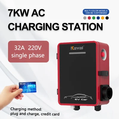 Amppal Level 2 Wall-Mounted AC EV Charging Station 22kw EV Charger