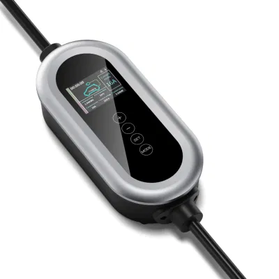 Professional Manufacturer - EV Charger 7.4m Cable Type 1 EV Charging Station 1 Phase 3.5kw 8A 16A Fast Electric Vehicle Charger with LCD Screen