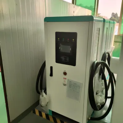 60/80 Integrated DC Electric Vehicle Car Charging Station CCS2 Chademo GB/T Double Guns CCS Combo Plug CE UL Certificte Factory Manufacturing EV Charger