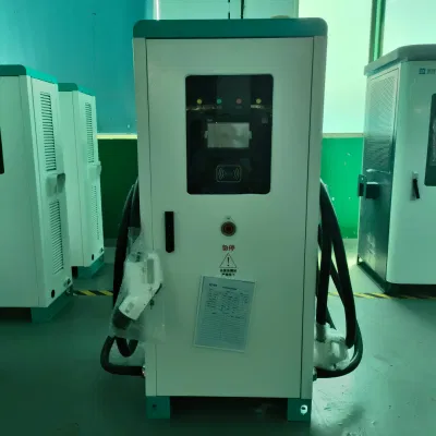 60/80 Integrated DC Electric Vehicle Car Charging Station CCS2 Chademo GB/T Double Guns CCS Combo Plug CE UL Certificte Factory Manufacturing EV Charger