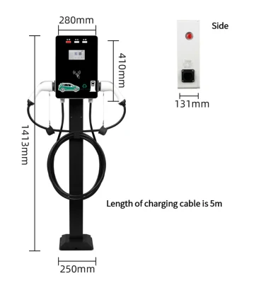 7kw AC EV Pile Electric EV Charger for Electric Vehicle Charging Station Ocpp Tesla Car Charger Made in China