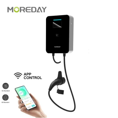 32A Type2 EV Charger Station 7kw Car Charging Pile AC220V IEC62196 Fast EV Charger Manufacturer Supplier