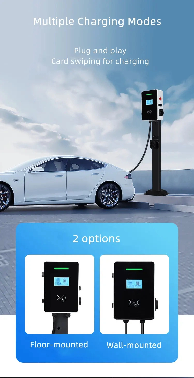 China Reliable Manufacturers OEM Wallbox 7kw/11kw/22kw EV Fast Charging Electrical Car Use Type 2 EV Charger