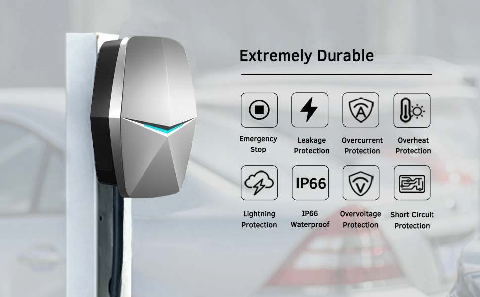 AC 32A Charging Stations IP66 WiFi Ocpp1.6j Wallbox EV Charger